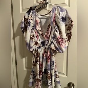 European flowery, summer dress .